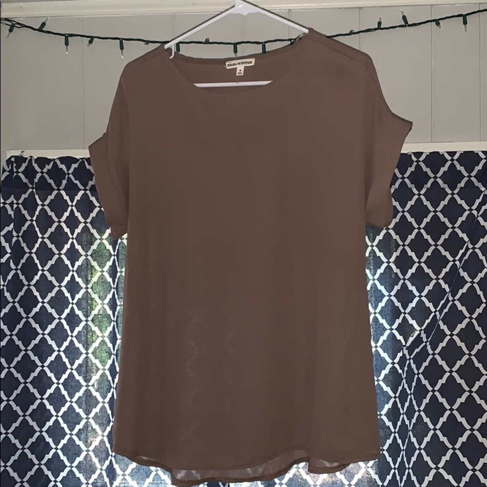 Mocha blouse